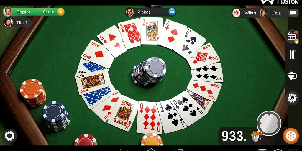 Tampilan gameplay Gaple yang seru dan interaktif.