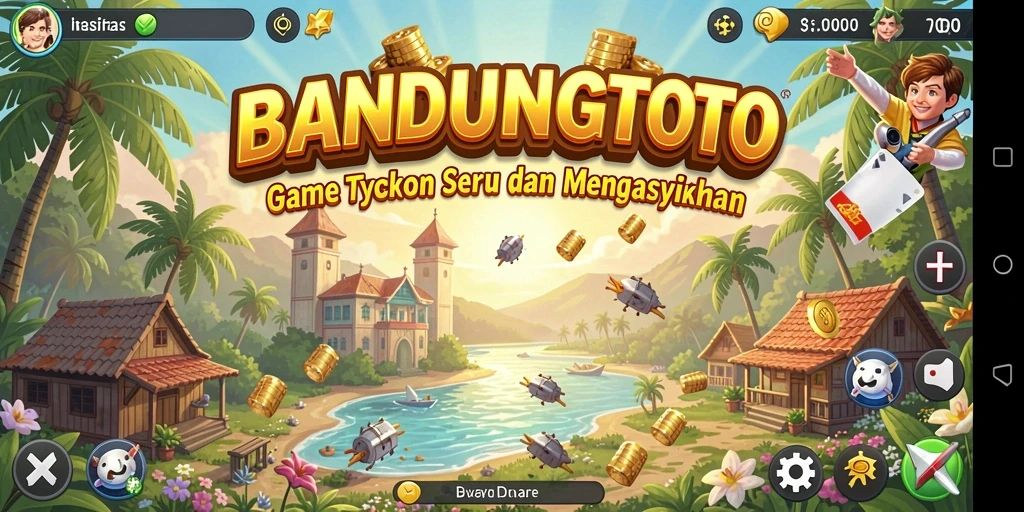 Tangkapan layar gameplay BANDUNGTOTO yang menunjukkan aktivitas manajemen bisnis.