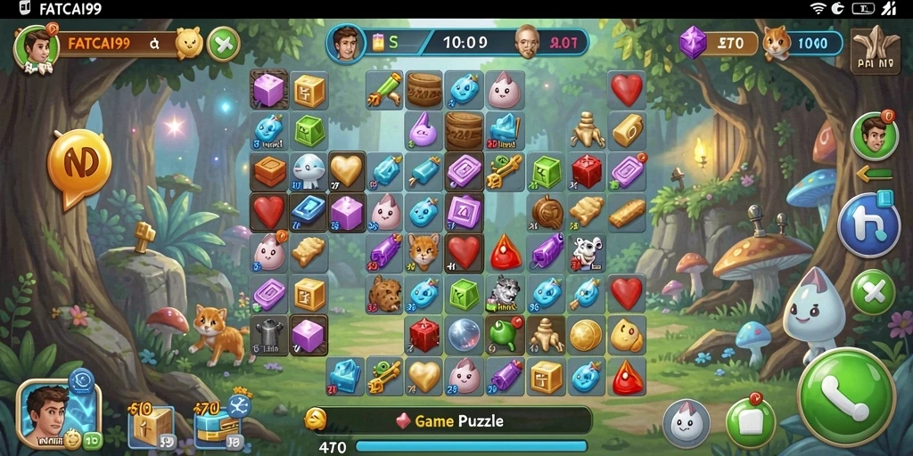 Screenshot gameplay FATCAI99 dengan teka-teki yang menarik.