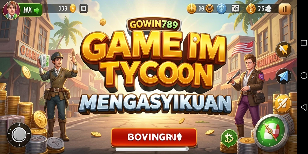 Screenshot gameplay GOWIN789 menampilkan elemen Tycoon yang menarik.