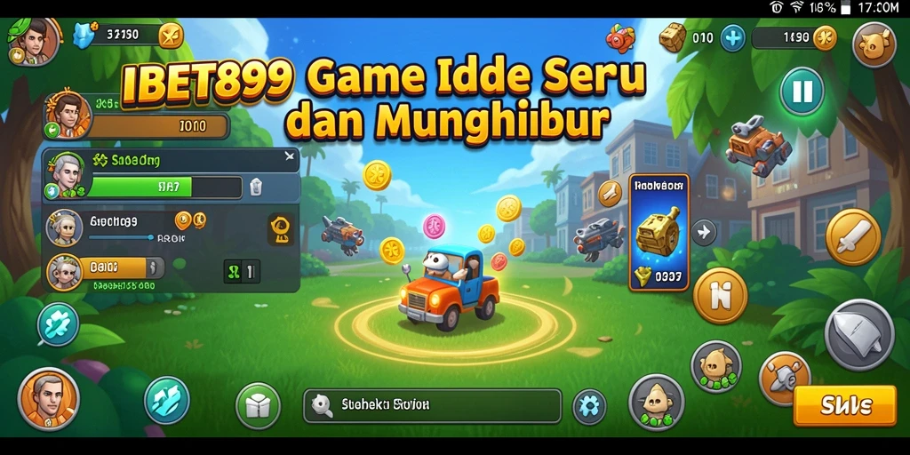 Screenshot gameplay yang menunjukkan kemajuan dalam IBET899.