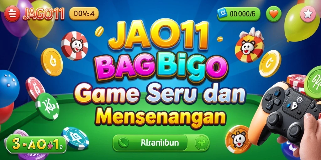 Screenshot gameplay JAGO11 menampilkan suasana seru permainan Bingo.