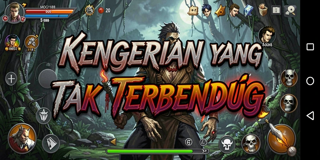 Tampilan gameplay <strong>MDG188</strong> yang mencekam dan penuh ketegangan.