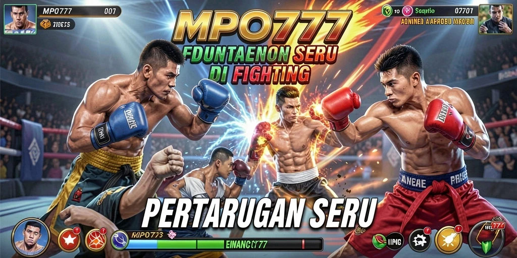 Tangkapan layar MPO777 menunjukkan aksi pertarungan mendebarkan antar karakter.