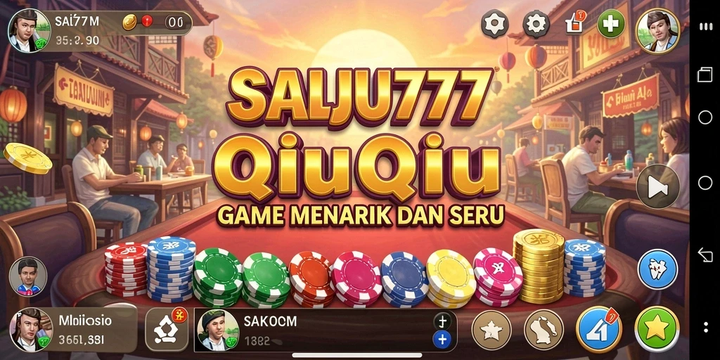 Tampilan gameplay QiuQiu yang seru dan menarik di SALJU777.