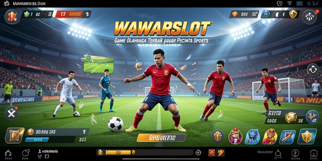 Tangkapan layar utama WAWARSLOT menampilkan gameplay seru dari berbagai olahraga.