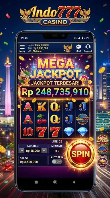Tampilan antarmuka indo777 yang menarik dan mudah dipahami.
